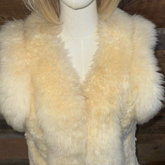 Vintage 100% NZ Lambskin Fur Vest by Alpine Fashions | M | Made in New Zealand - Picture 15 of 15